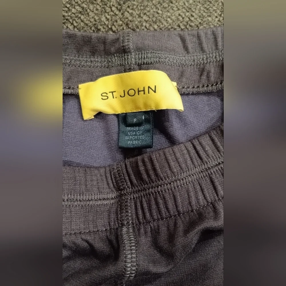 ST JOHN LEISURE YOGA PANTS Mocha Brown S/M - Picture 5 of 10